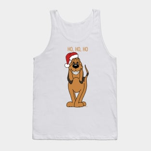 Bloodhound Santa Claus Tank Top